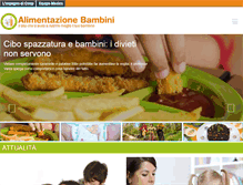 Tablet Screenshot of bimbiealimentazione.e-coop.it